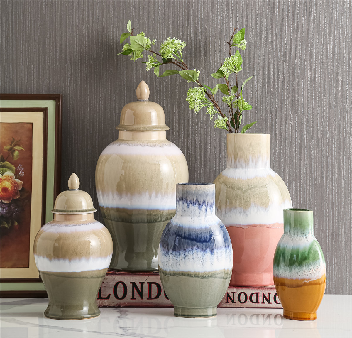 Keramika za dekoracijo doma v slogu Morden1